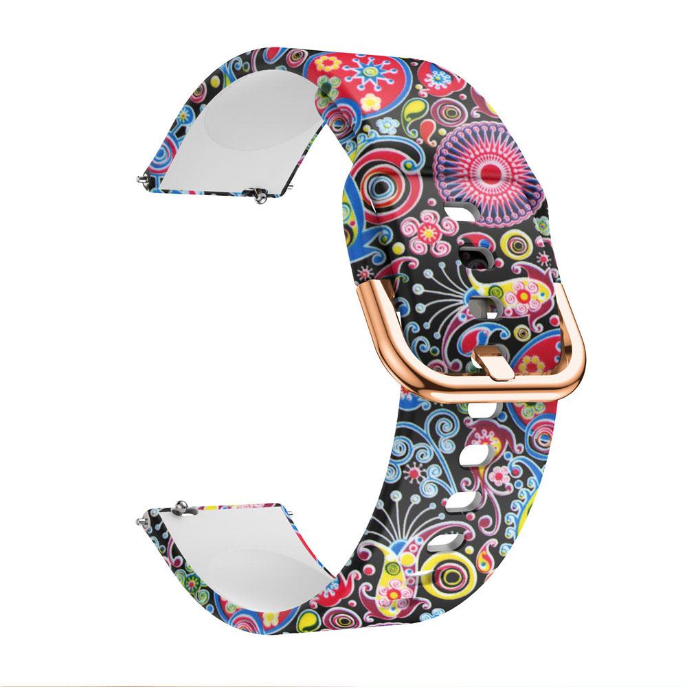 20mm Belt Printing Silicone Watchband Strap For HUAWEI WATCH GT 2 42mm Bracelet wristBand Strap for Huami Amazfit BIP Youth Lite