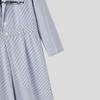INCERUN Oversized Men Lapel Neck Long Sleeve Striped Loose Long Rompers Jumpsuits