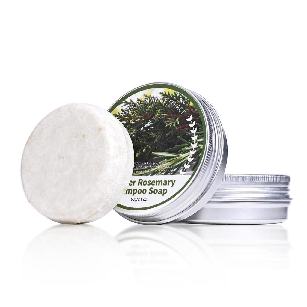 Handmade Rosemary & Juniper Shampoo Bar: Deep Cleansing & Nourishing with Lemon