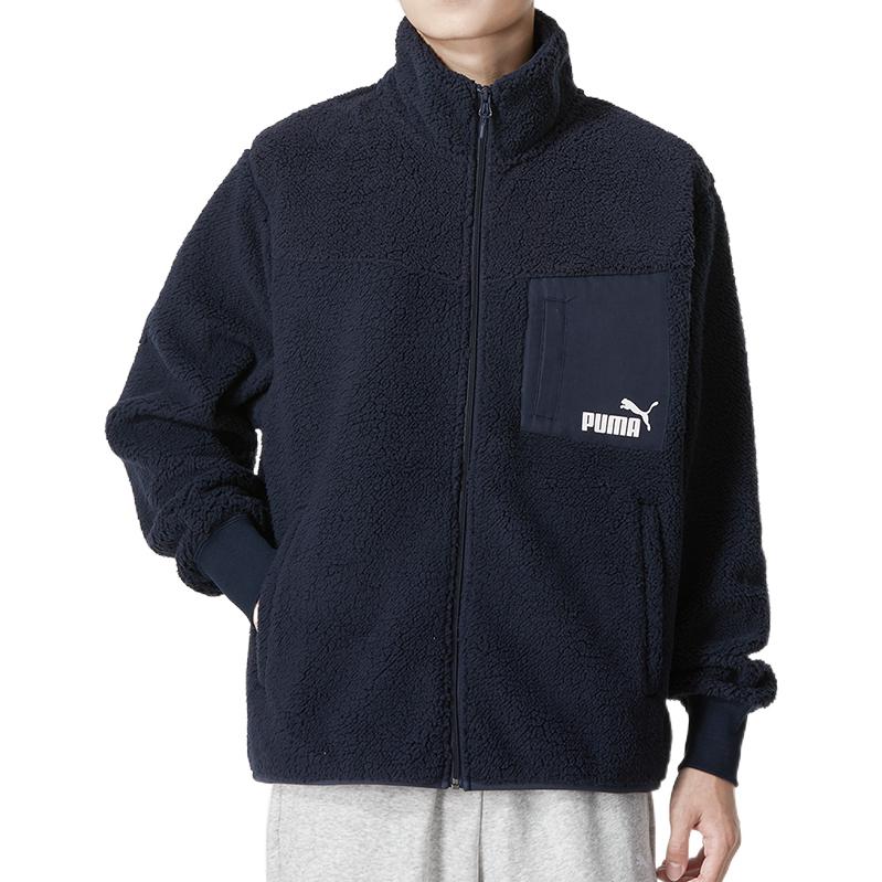 Puma Relaxed Sherpa Jacket Unisex Jacket Deep-Blue 673645-43