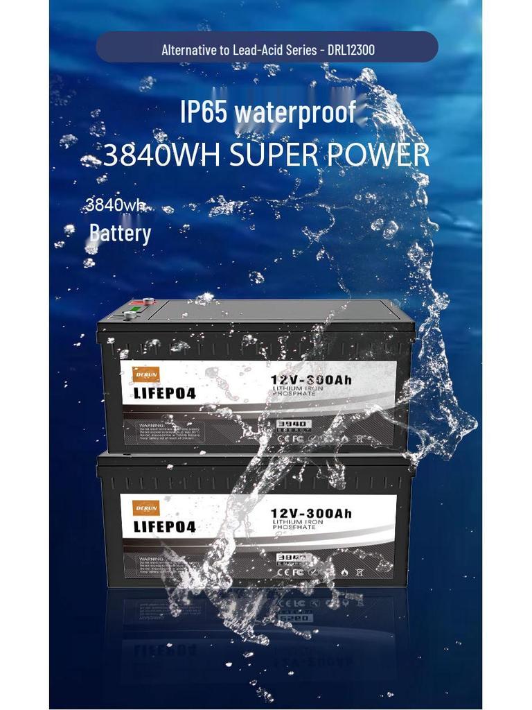 12V Lithium Iron Phosphate Battery Pack - 6Ah/12Ah/15Ah - 24V Solar Energy Storage