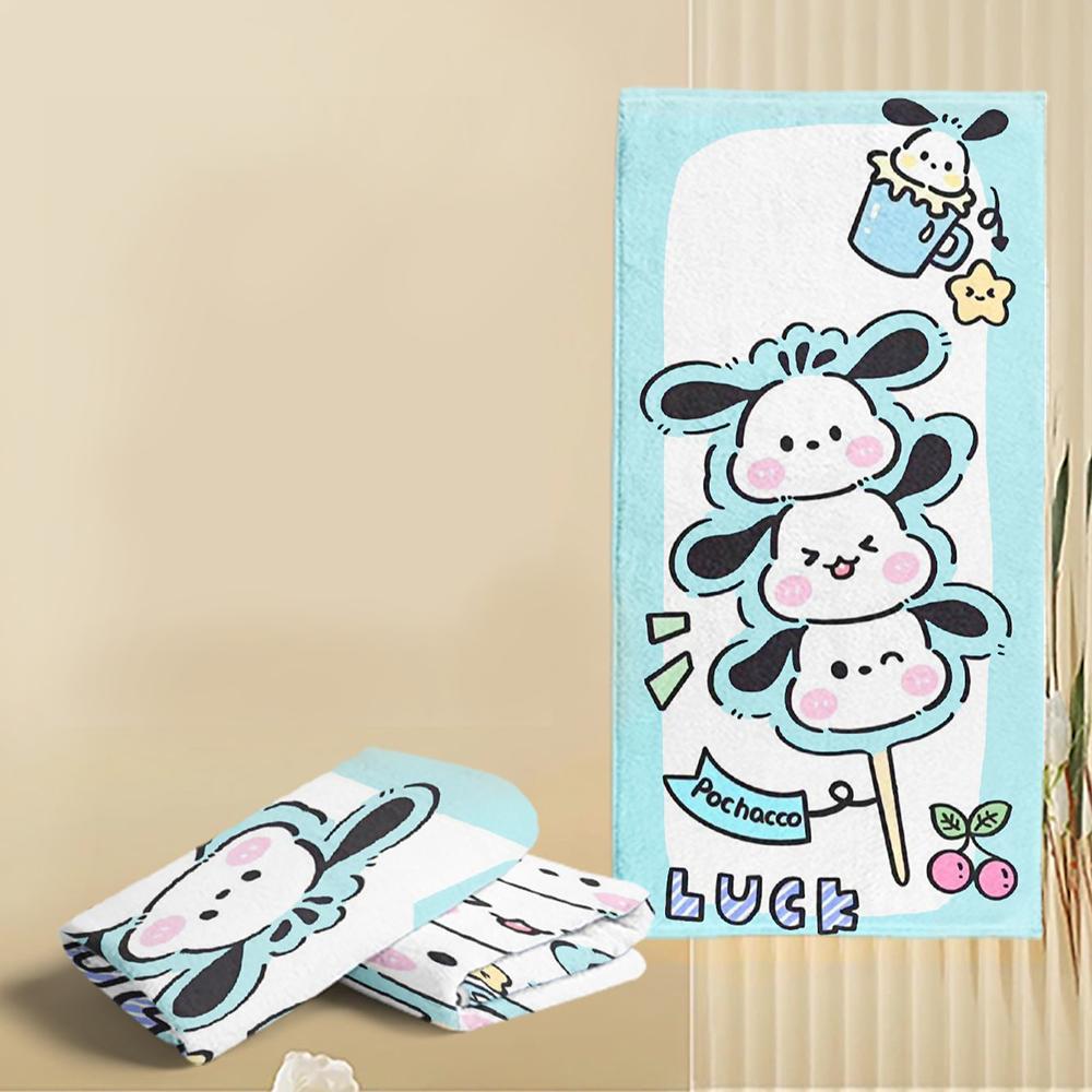 

Cinnamoroll bath towel - Melody children s towel - Swimming absorbent towel - Outdoor cycling - Sports fitness - Sweat wiping W30*H60(CM)
