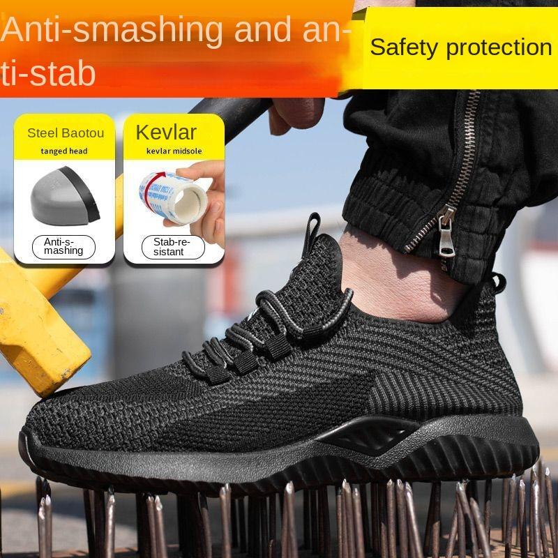 Arbeitsversicherungsschuhe Isolierung 6KV Herren Anti-Smash, Anti-Piercing, Anti-Krawatte, Deodorant, Atmungsaktiv und Anti-Fertigung