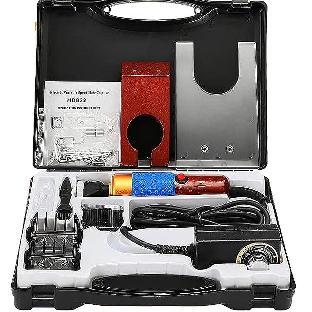 DIY Teppich-Tufting-Trimmer mit Ständer, Einstellbare Geschwindigkeit und Elektrische Haarschneidemaschine mit austauschbarer Klinge