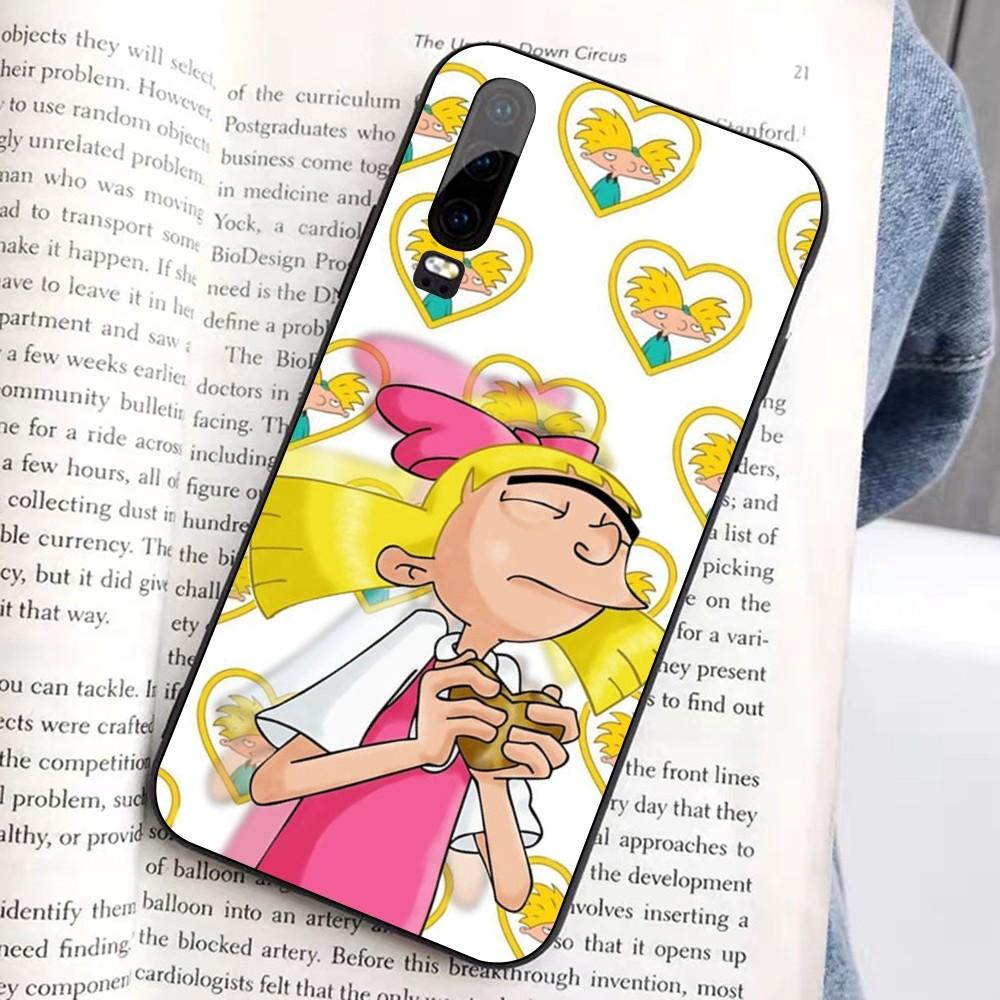 

Hey Arnold Helga Bonito Phone Case For Huawei Honor 10 Lite 9 20 7A 9X 30 50 60 70 Pro Plus Soft Silicone Cover Huawei Honor 9x Pro