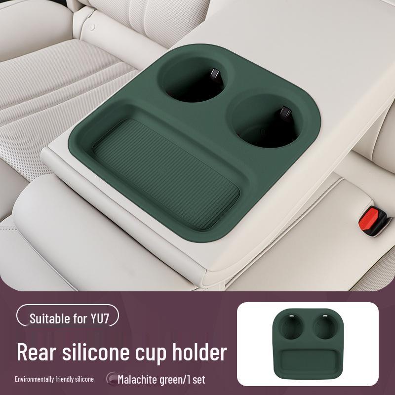 Silikon-Anti-Rutsch-Matte für Xiaomi YU7 Armlehne Rücksitz Getränkehalter