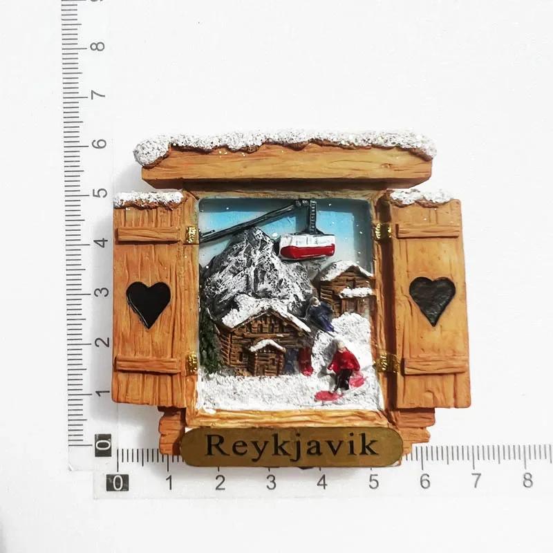 Iceland Travelling Fridge Magnets National Flag Reykjavik Tourism Souvenirs Fridge Stickers Home Decor Wedding Gifts