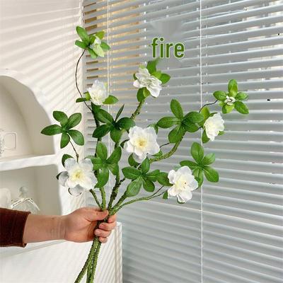 Premium Azalea Artificial Flower Arrangement for Living Room and Dining Table Decor