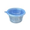 300ml Disposable Round Takeaway Container with Blue Lid