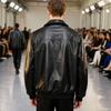 New men's PU leather jacket stand-up collar locomotive jacket slim fashion casual jacket autumn and winter trend leather jacket