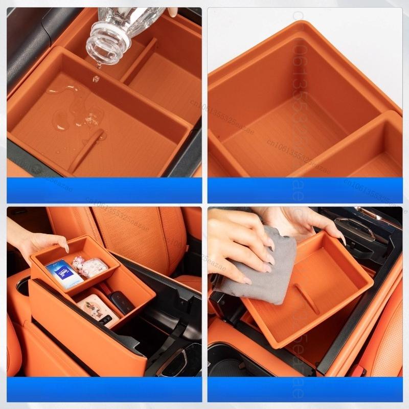 Armrest Box Storage Box For Lynk&Co 900 PHEV 2025 2026 Car Central Armrest Storage Box Content Center Console