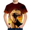 Children's Clothing Boys T-Shirt Children's T-Shirts 3D Dinosaur Graphic Print Kids Summer Clothes Fashion Casual Tees Girl Tops