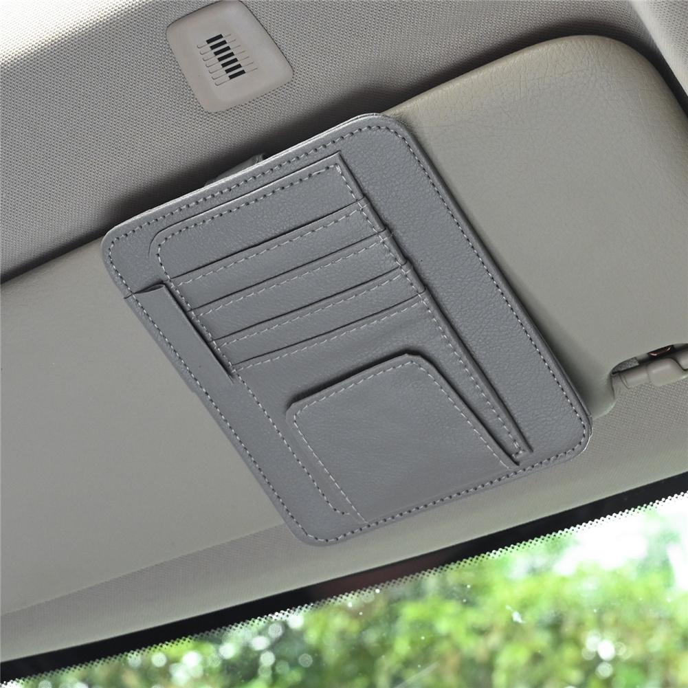 Auto-Sonnenblenden-Organizer, mehrere Taschen, Auto-Innenzubehör, Taschen-Organizer, Auto-Dokumenten-Aufbewahrungstasche, Stifthalter