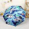 Cosmic Exploration Automatic Folding Umbrella Lightweight Retractable Design For Outdoor Adventurest55