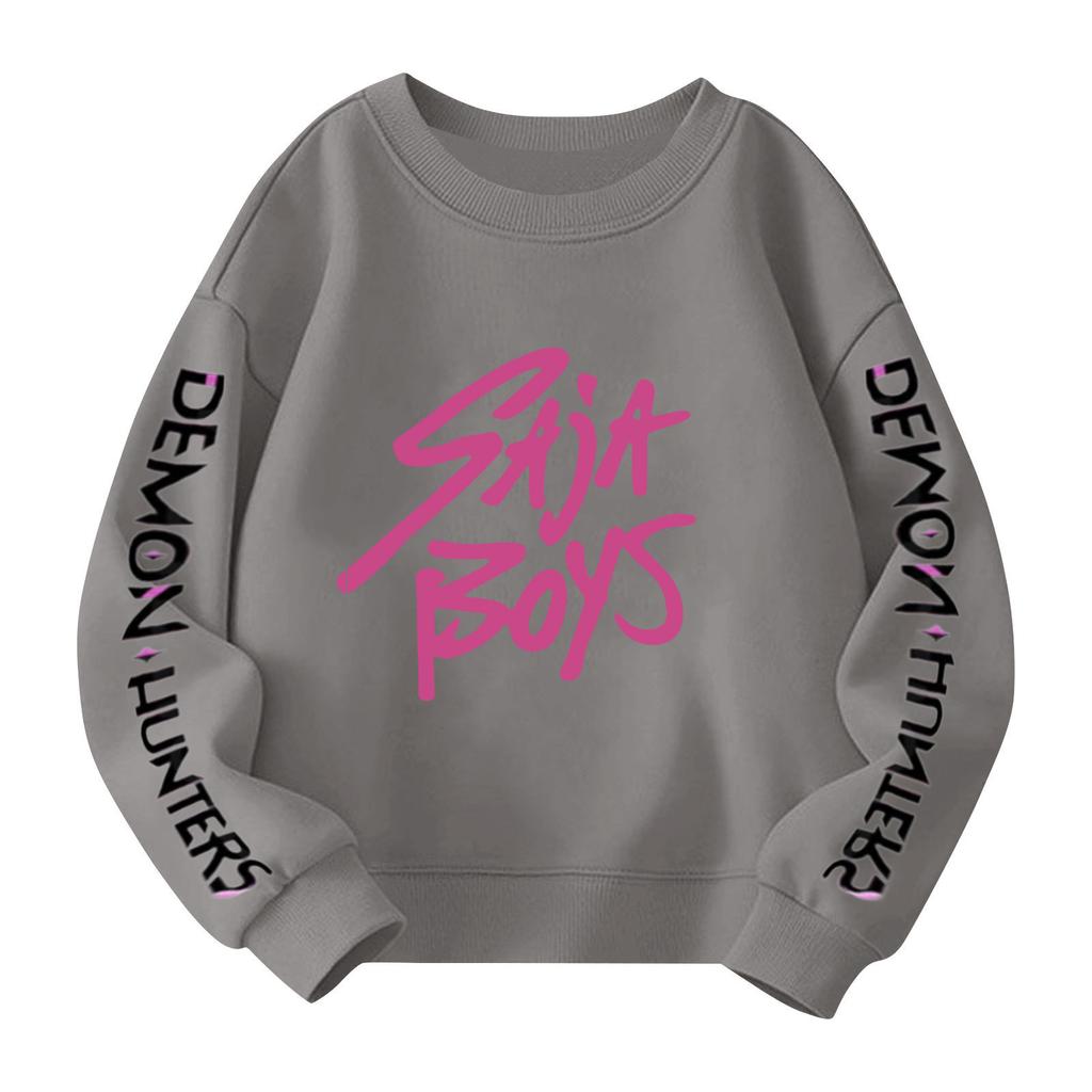 Kids Sweatshirt Boys Girls Crewneck Sports Sweatshirt Casual Pullover Sweatshirt Sports Shirt