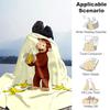1pc Blanket Curious George Print Design, Lightweight Blanket for Sofa, Bed- Soft &Warm, Gift for All Seasons like Christmas, Halloween