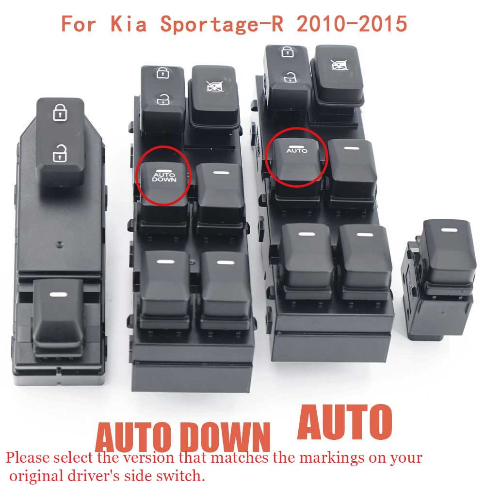 Lifter Regulator Button 935703W100 935703W300 935753W100 For Sportage-R 2010-2015 Windows Spare Parts auto lift window accessory