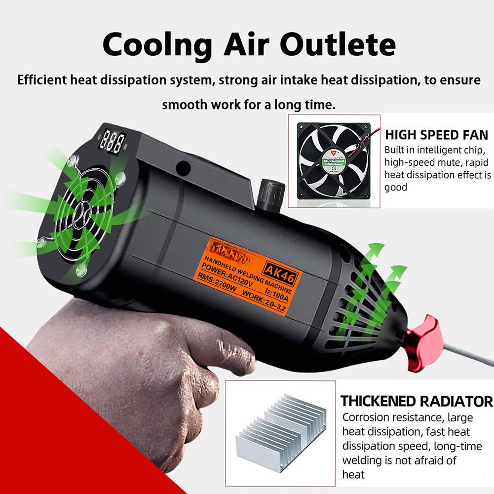 1700W/3900W  Portable Handheld Arc Welding Machine Automatic Digital Welding Equipment Tools  Household DIY Electric Welder