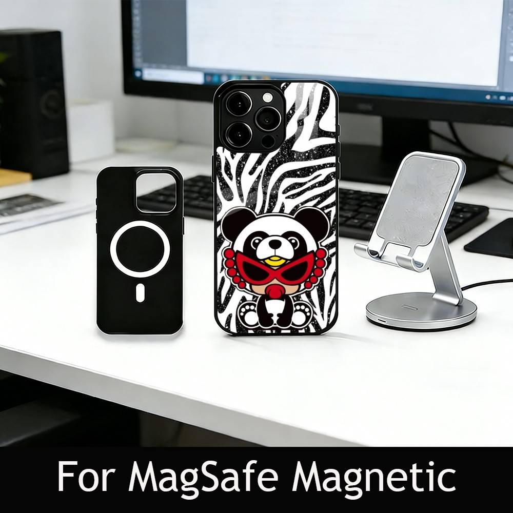 C-cute H-Hysteric M-Min Phone Case For iPhone17,16,15,14,13,12,11 Plus,Pro Magnetic with Magsafe Wireless Charging