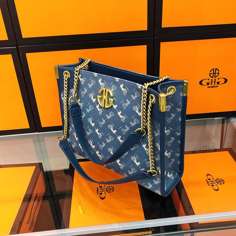 Ladies Bags Elegant Fashion Luxury One Shoulder Handbag Large Capacity Multilayer Leather Bag