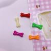 Z05 50pcs 18mm Interest Bone Shape Acrylic Beads Loose Spacer Beads Handmade Jewelry Making DIY Bracelet Earrings Accessories