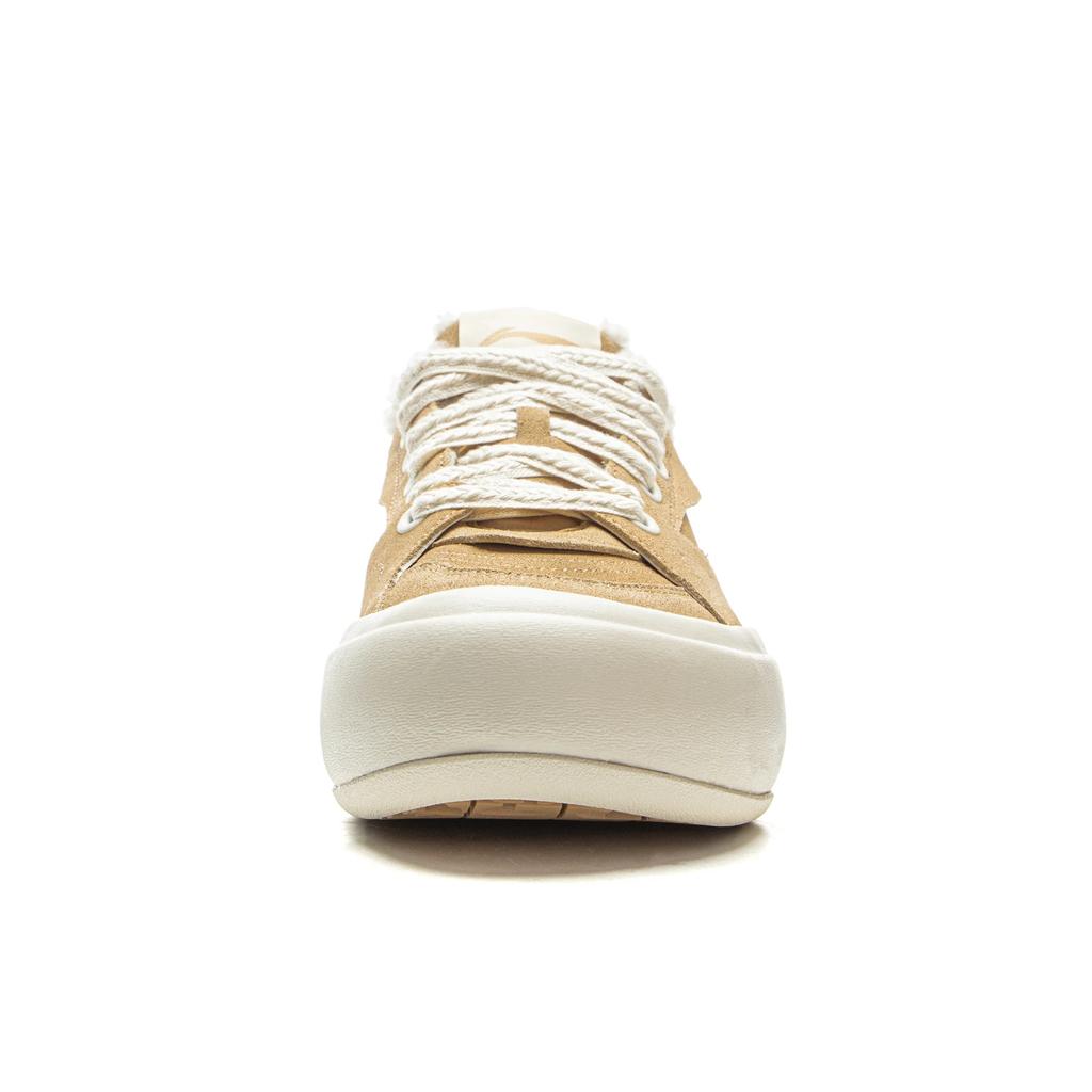 Li Ning Thermal Height Increasing Low Top Skateboard Shoes Women's Tea Brown AZGV270-1