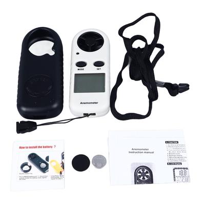 Anemometras LCD Skaitmeninis anemometras Vėjo greičio jutiklis Automatinis išjungimas Vėjo greičio matuoklis skirtas