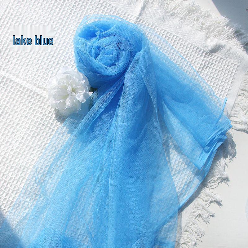 Green Tulle Lace Net Fabric for Kindergarten & Wedding - Transparent, Free Shipping
