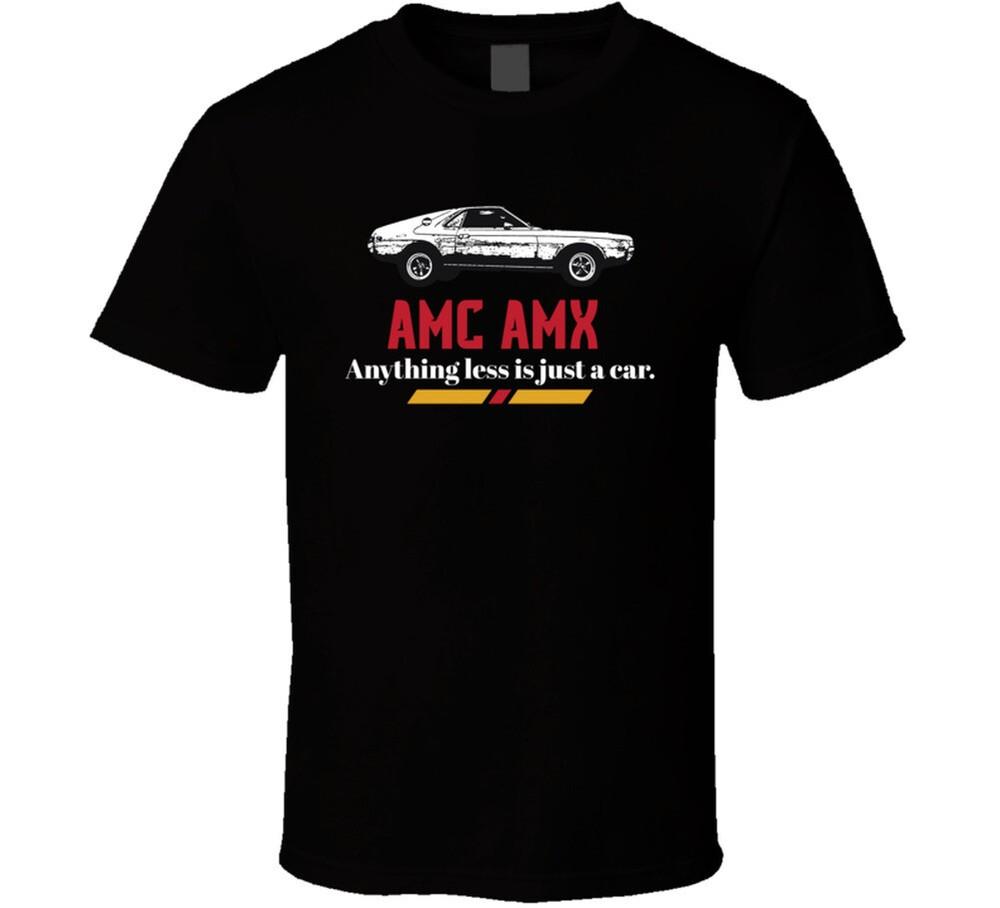 

1969 Amc Amx 6 4l V8 7030 Anything Less Is Just A Car Fan T Shirt L