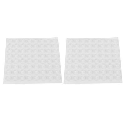 128Pcs SelfAdhesive Silicone Pads Transparent AntiSlip Foot Mat Household Protectors 12x4mm