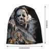 Michael Myers Knives Halloween Scary Movie Bonnet Beanie Knitted Hat Unisex Women Cool Winter Warm Skullies Beanies Cap for Ski