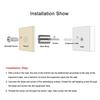12-19MM Stainless Steel Glass Fasteners Advertisement Standoffs Pin Billboard Fixing Screws Advertising Board Fixed Nails Screw