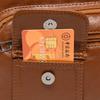 Dameveske i mykt skinn Mammaveske Flere rom Flere glidelåser Stor kapasitet Skulderveske Crossbody-veske