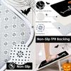 Halloween Shower Curtain Sets With Rugs Halloween Skeleton And Pumpkins Bathroom Set With Non-Slip Rug, Toilet Lid Cover