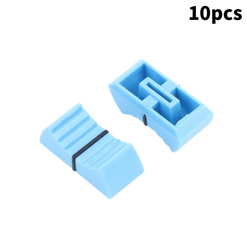 10 Stück 1x8 2x4mm Mixer Elektronische Tastatur Schiebepotentiometer Kunststoffkappe Fader-Kappe Knopf Druckknopf Buchse Druckkappe