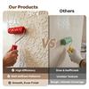DIY Wall Texture Roller 7 Inch Embossed Pattern Paint Roller with Grip Handle for Accent Walls, Wall Finish Work, and Washable Use