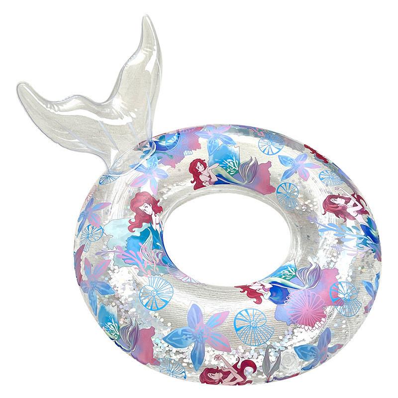 

Взрослые Дети И Чистый Прозрачный Блестящий Хвост Русалки Плавательный Круг 58 cm