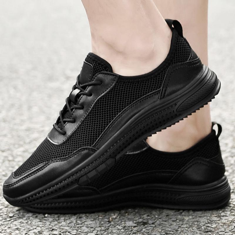 Spring Hot Selling Men's Mesh Casual Shoes Breathable Comfortable Beach Camping Shoes Versatile Men's Driving Shoes for Daily