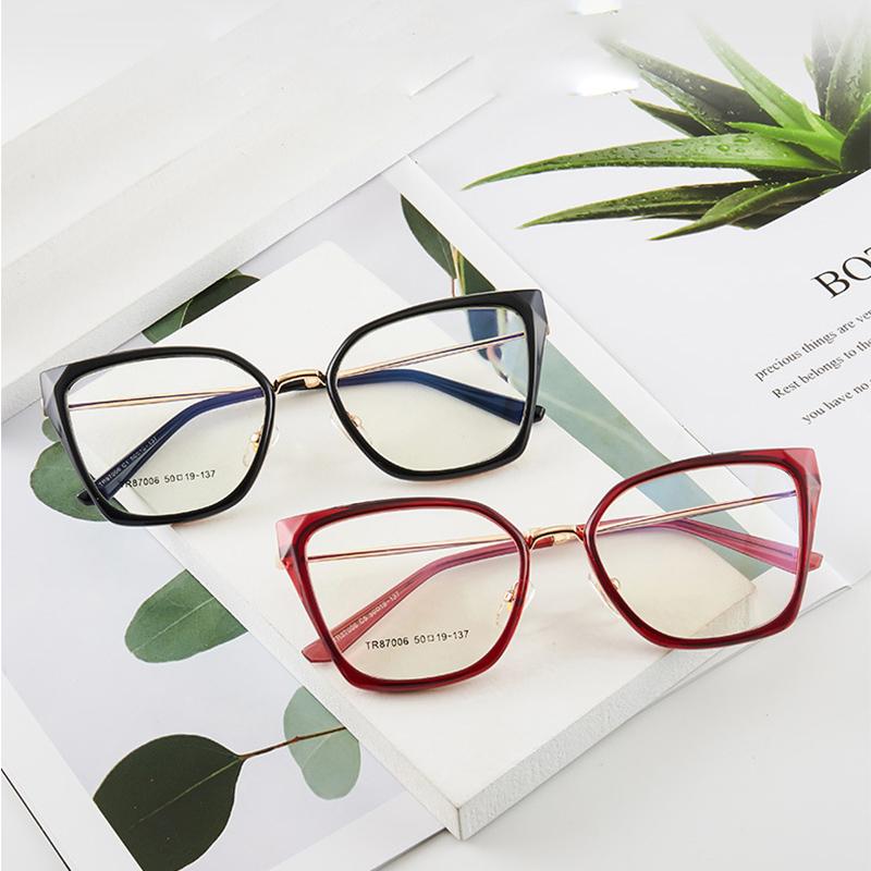 Stylish Clear Square Presbyopia Eyeglasses Plus +1 +2 +25 PC Screen Scn Blocking Blue Light Luxury Farsight+edn+ess+ Eyeglasses