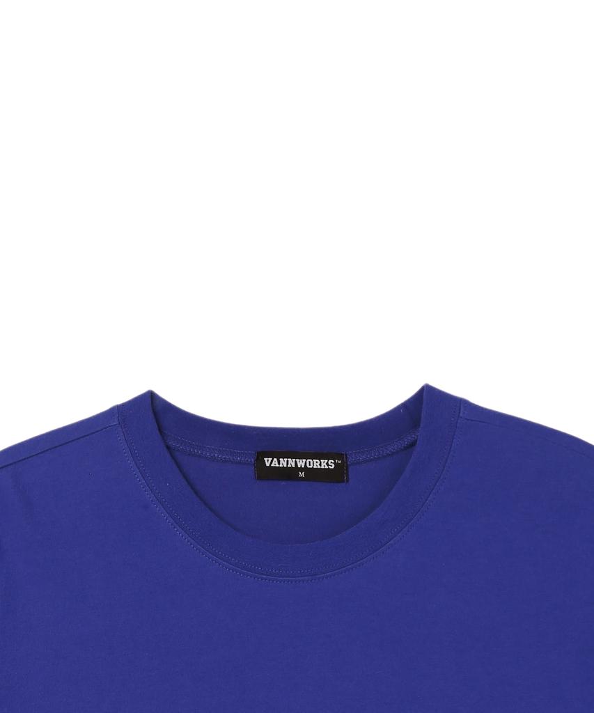 VANNWORKS Mini 1992 Oversized Short Sleeve T-Shirt (Vs0101) Blue/White