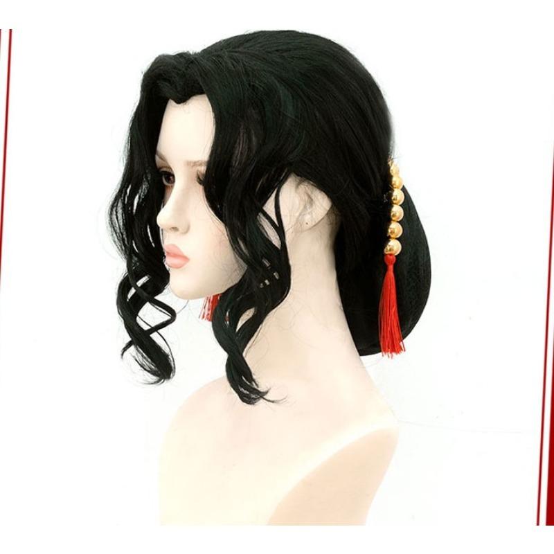 Ensemble complet de cosplay Kimono féminin Muzan Kibutsuji de Demon Slayer, Tenue de jeu de rôle Anime Style Ancien