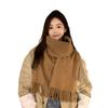 Mohair Winter Macaron Scarf Lazy Wind Solid Color Pulled Hair Warm Scarf Student Couple