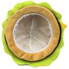 Halloween Hamburger Fancy Hat Cheeseburger Shaped Fast Food Hat Carnival Christmas Party Dress Up