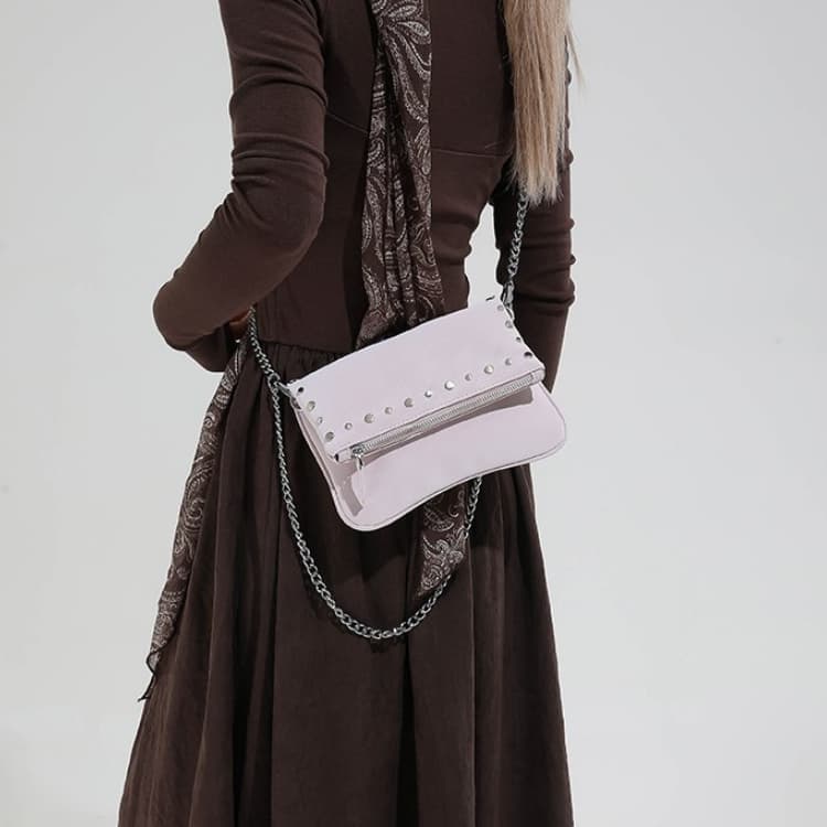 Rivet chain bag women's shoulder messenger bag
