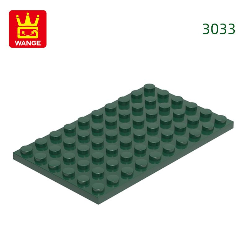 12Pcs/Lot 3033 6x10 Basic Plate Builidng Bricks Moc Parts Works With featuring Blocks DO IT YOURSELF Children's Assembly Playthings Gift Idea Box