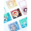 Water Ripple Record Player Shape Clear Acrylic Badge Display Stand Desktop Storage