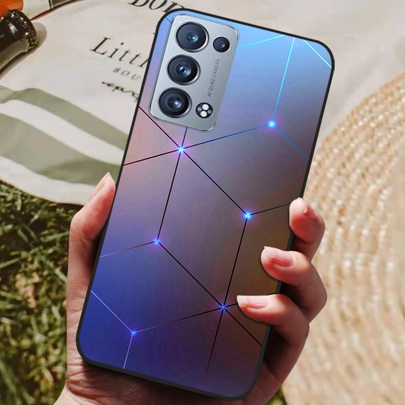 Für Oppo Reno 6 Pro 5G CPH2247 Hülle Silikon Rückseite Handyhülle Für Oppo Reno 6 Pro 5G CPH2249 Hüllen Reno6 Pro Weiche Stoßstange