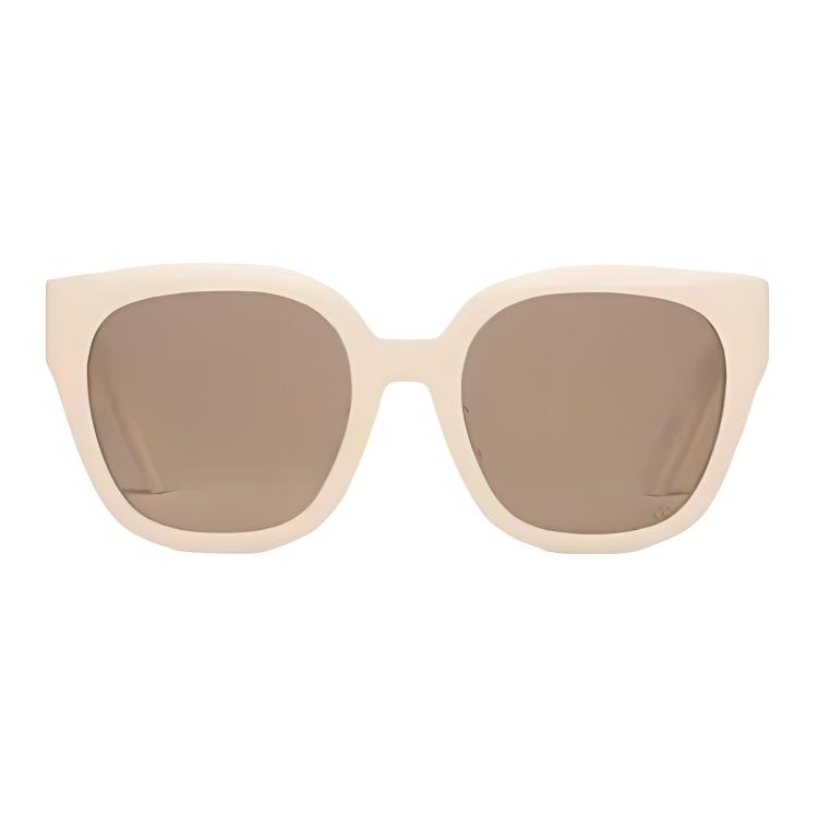 Dior 30 Montaigne S10F Series Logo Hinge Hollow CD Logo Irregular Shape Sunglasses Women Sunglasses Off-White 30MS10FXR-95M0
