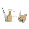 Portable Lock on Air Chuck Mini Air Compressor Tire Inflator Tyre Chuck Hose End 8mm Barb Connector for Auto Hose Repair