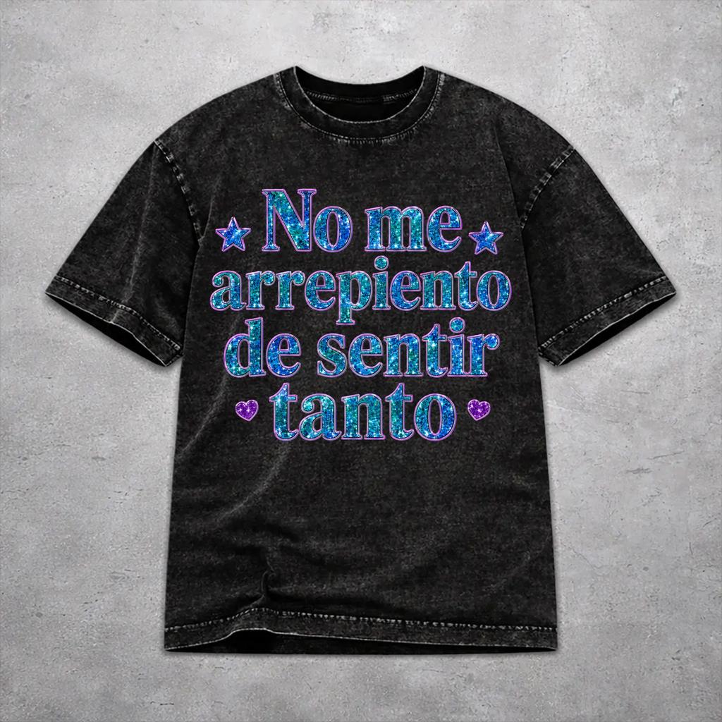 K-Karoled G NMADST New Album Shirt Washed Style For Men Women Cotton T-Shirts Tee Clothing
